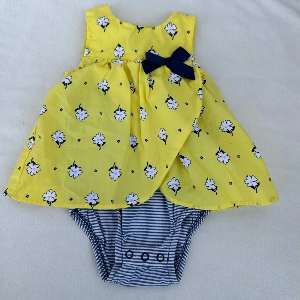 Carter's Pink and Yellow Diaper Covers Accessories Lot of 2 #A1